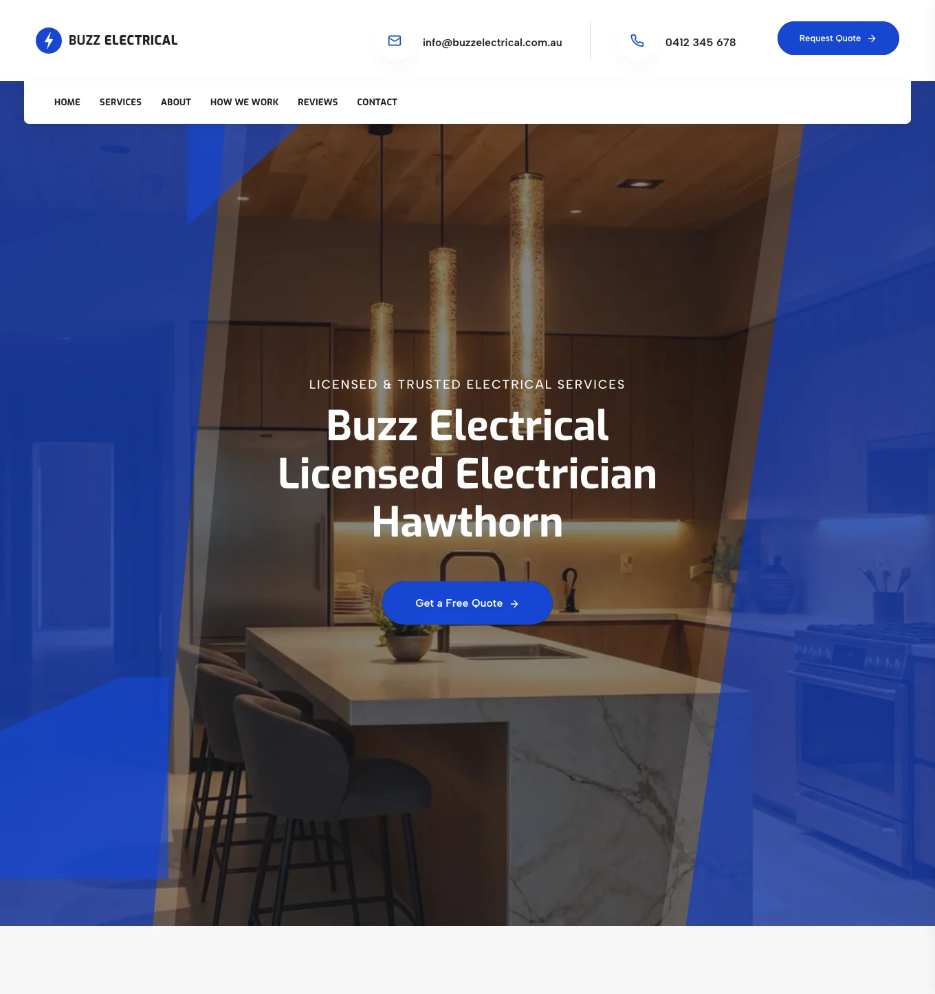 Professional template preview