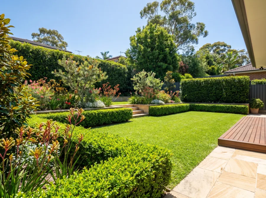 A beautifully maintained garden by Evergreen Gardens