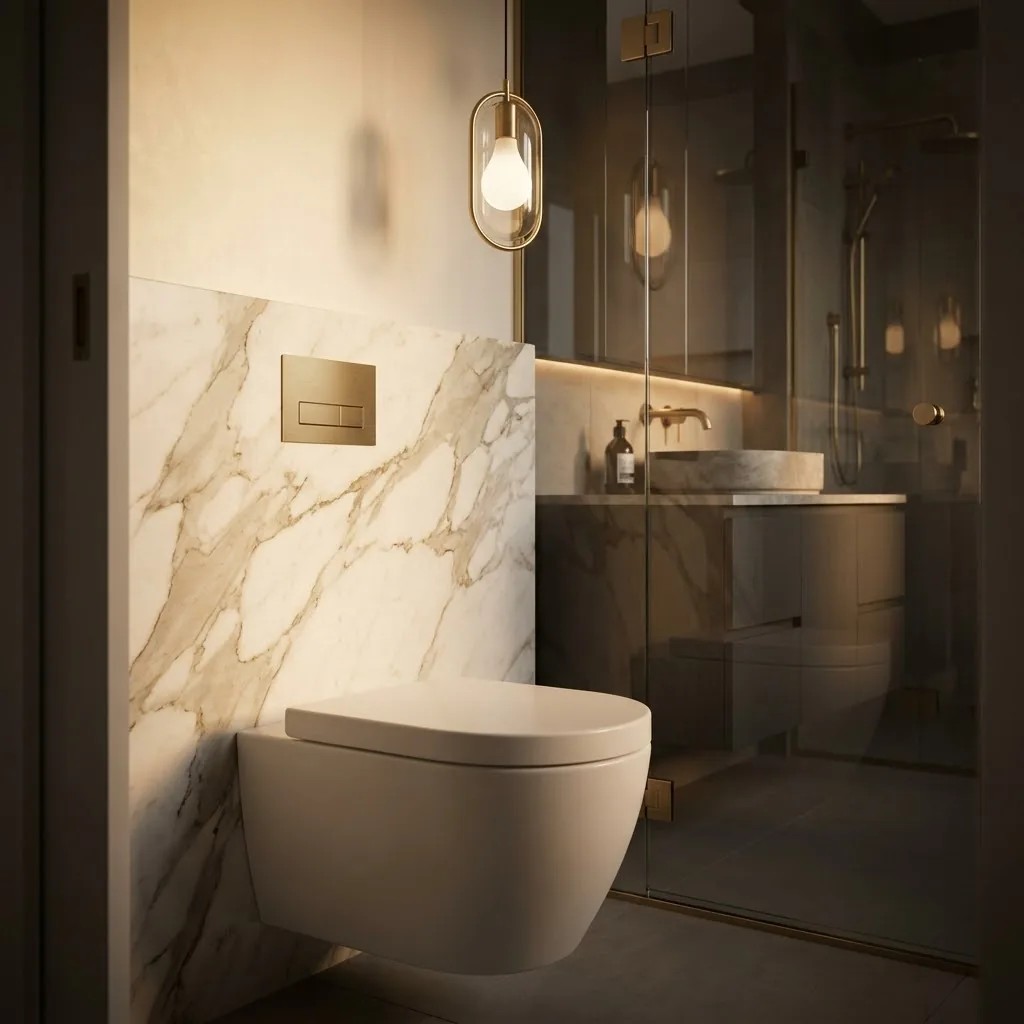 Premium wall-hung toilet installation by Elite Plumbing