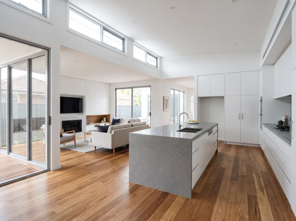 Newly renovated interior by Keystone Builders