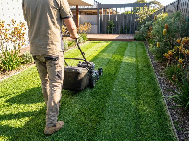 Lawn Mowing & Edging by Evergreen Gardens