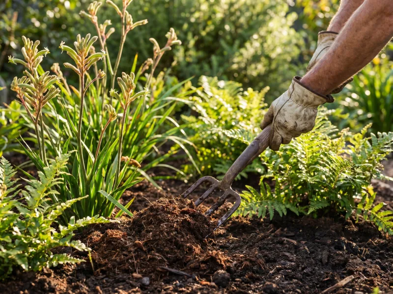 Mulching by Evergreen Gardens