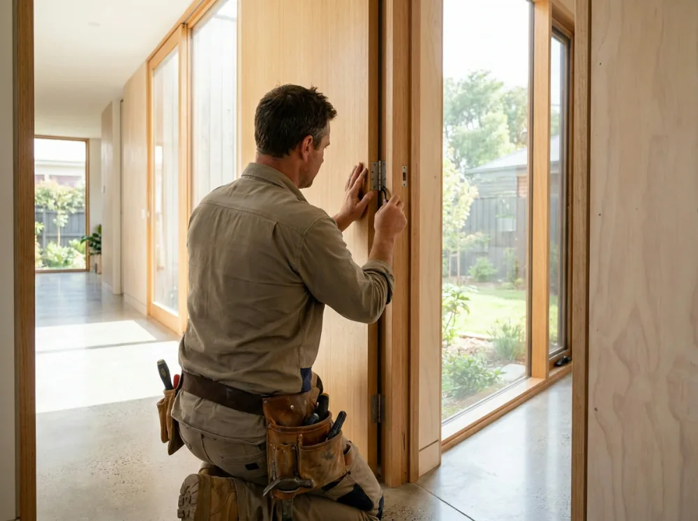 Handyman carrying out repairs in a modern Australian home by TrueFix Handyman