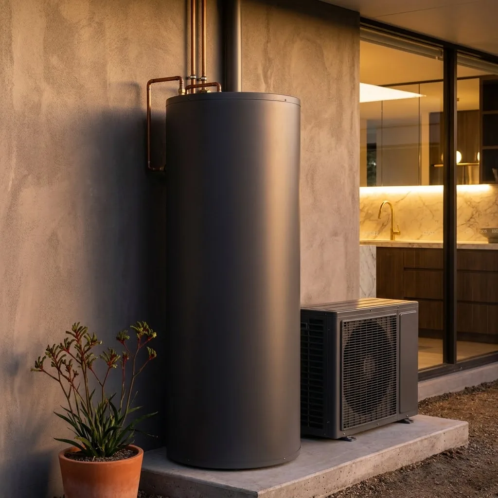 Heat pump and hot water system installation by Elite Plumbing